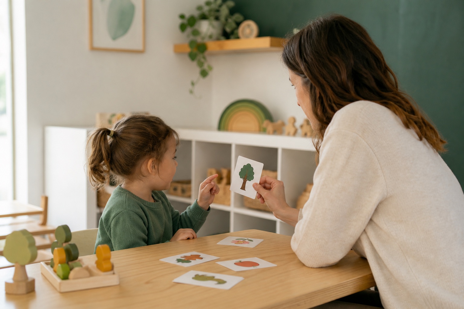 Sesión de logopedia infantil a través del juego